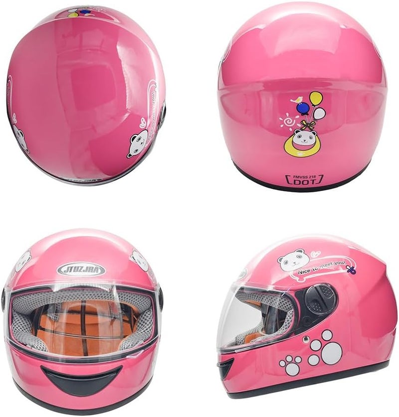 ZJHELM Kids Bike Helmet with Gloves, for Pedal Scooter, Motorcycle, ATV, Quad Bicycle, Suitable for Ages 3-6 - Image 2